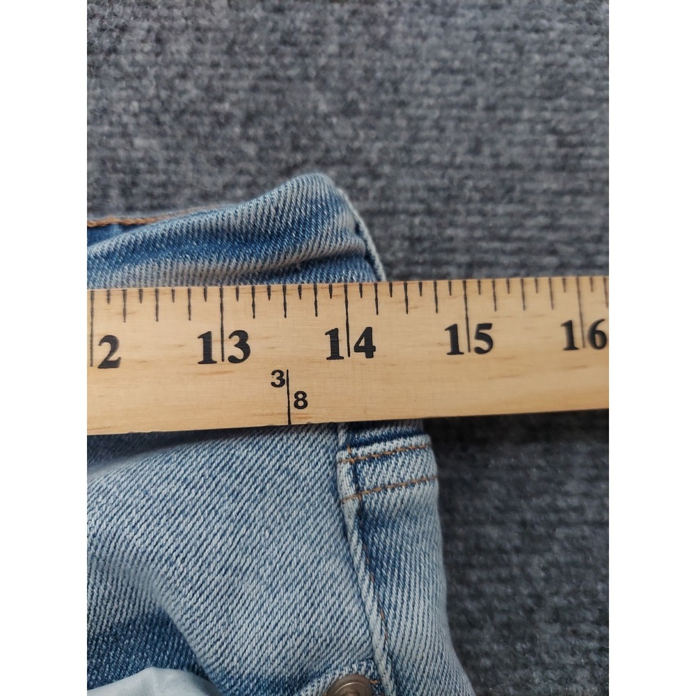 Good American Jeans Womens 10/30 Blue Light Wash Good Waist Palazzo Denim Wide - Picture 11 of 13